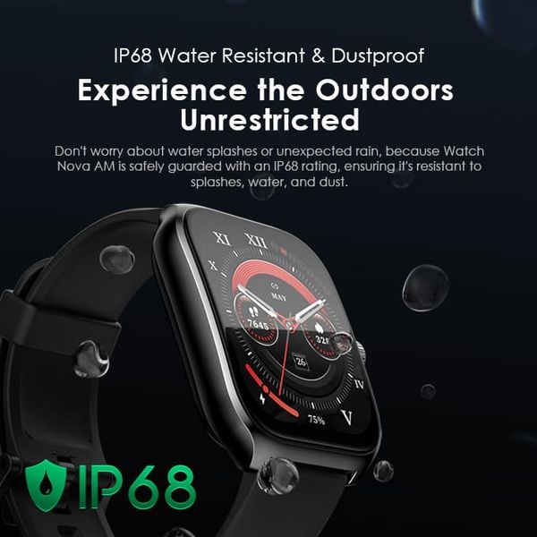 oraimo Watch Nova AM 2.01″ AMOLED Screen Curved Cover Smart Watch