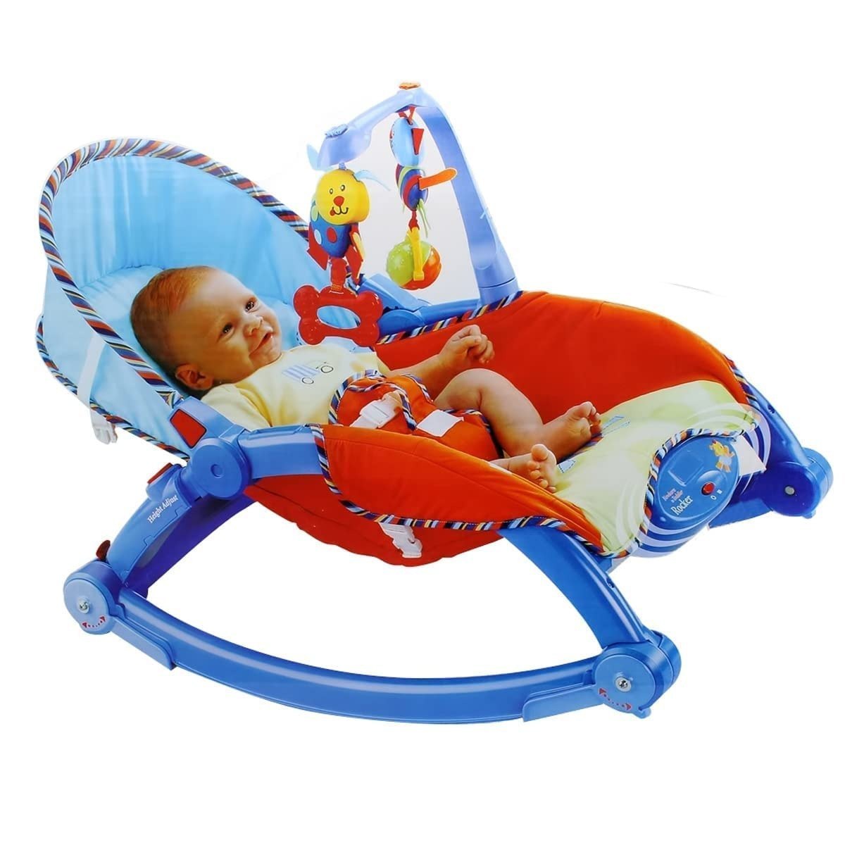 Newborn-to-toddler portable rocker