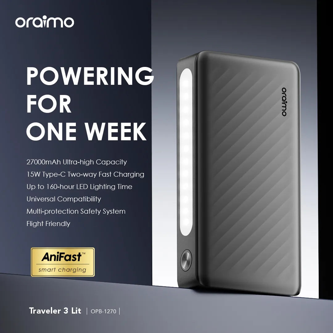 ORAIMO Traveler 27000mAh  Power Bank