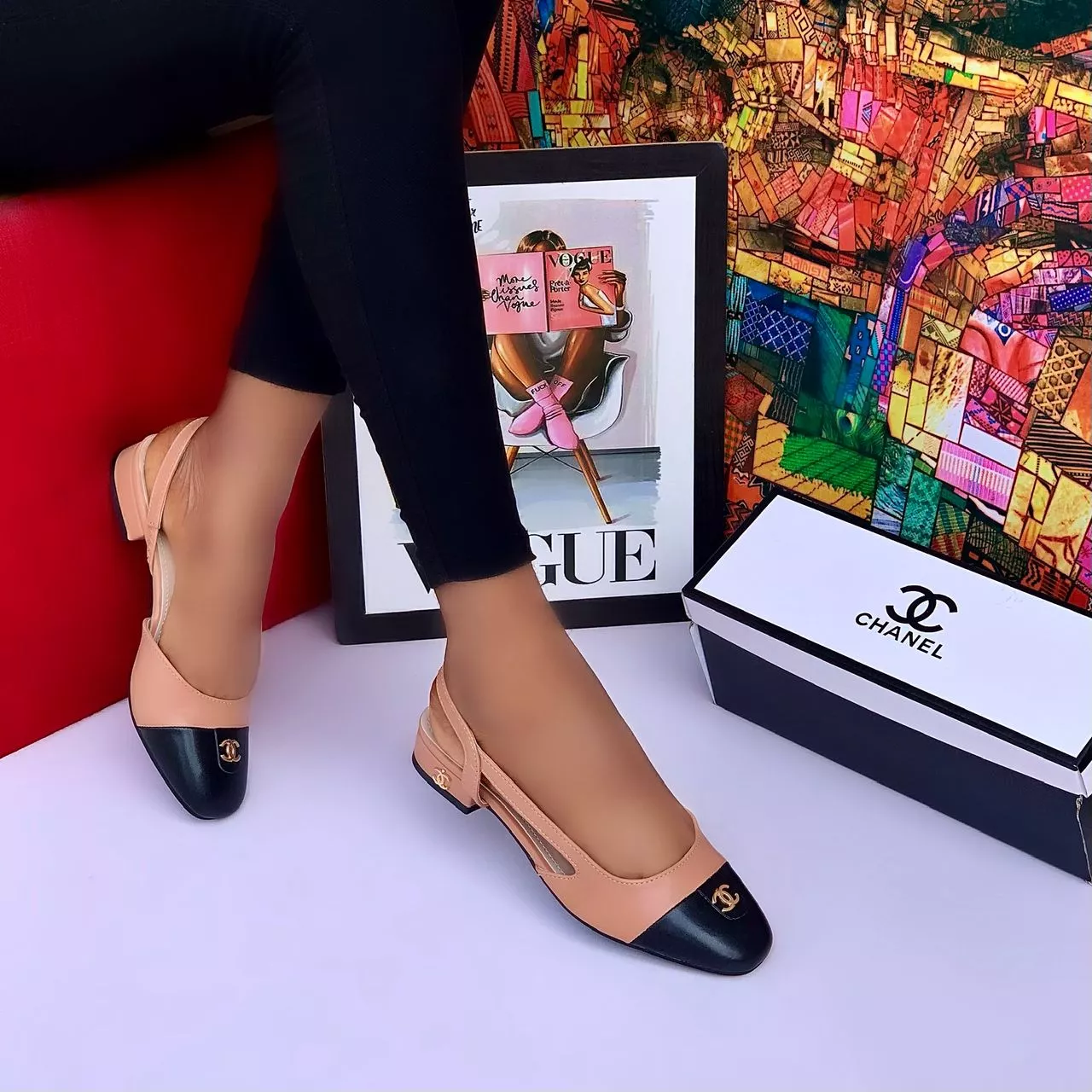 Chanel Brown Sandals