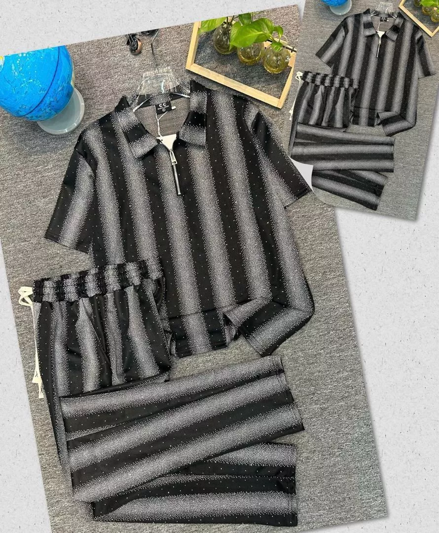 Men’s Two-Piece Polo Shirt & Trouser Set