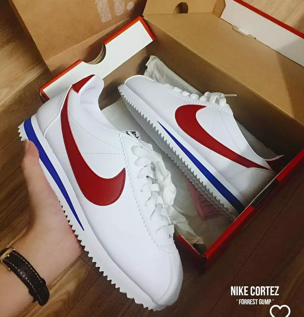 Nike Classic Cortez Forrest Gump 2017 White Blue Red