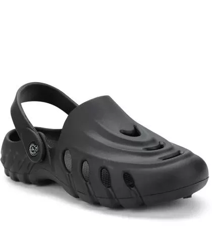 EVA Mens Injection Clogs Black