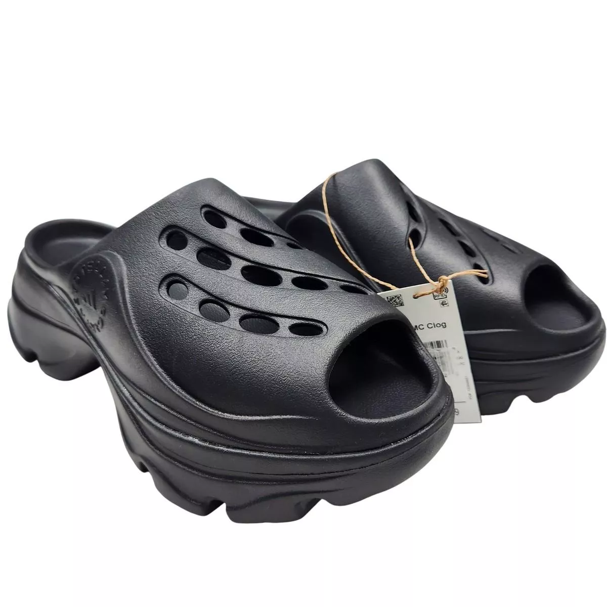 Stella McCartney Logo rubber clogs Black
