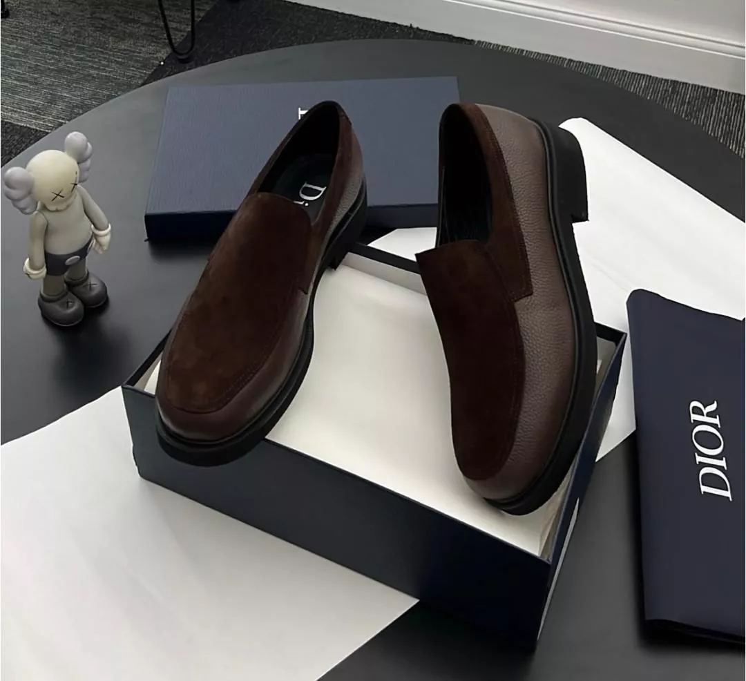 Dior Men's Loafers Brown (Fully Boxed)