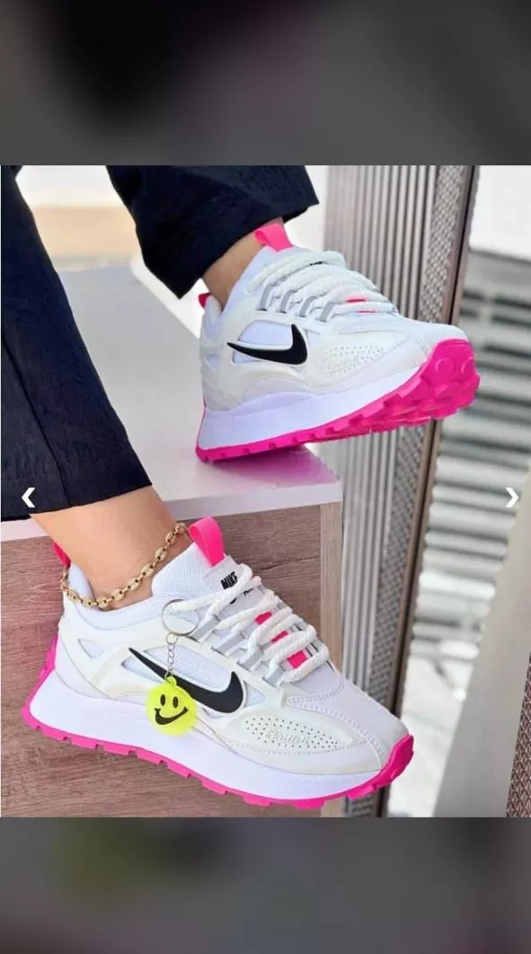 Nike Bailleli Unisex Sneakers – White/Black/Pink