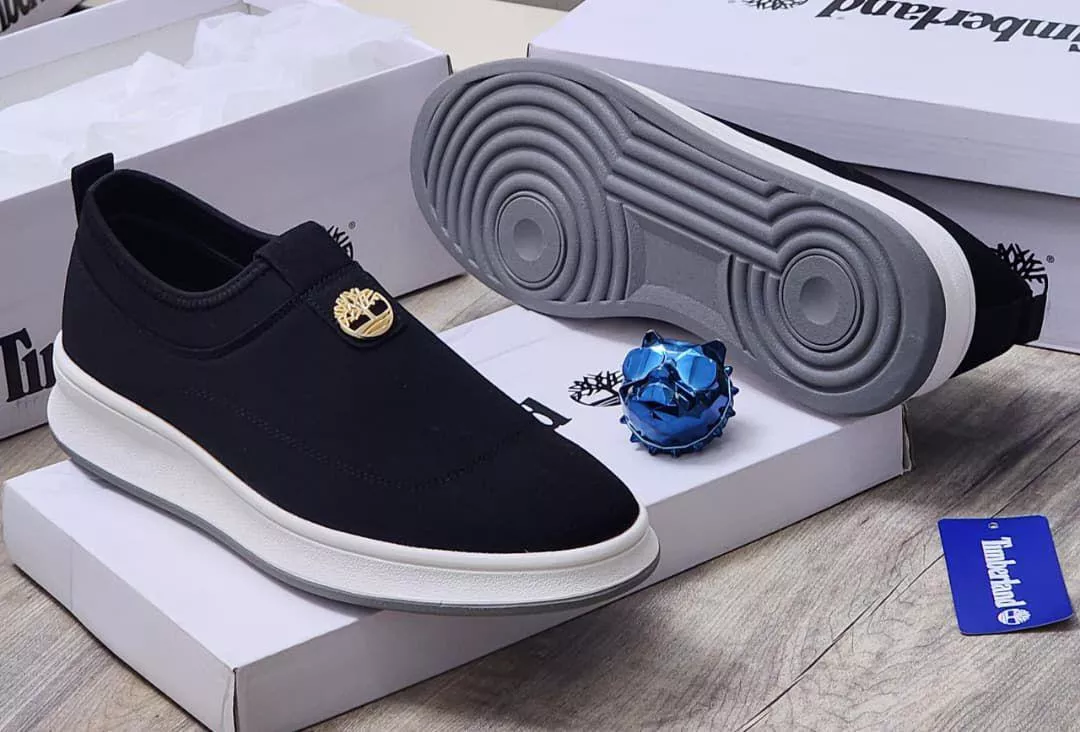 Timberland Black Slip-On Sneakers