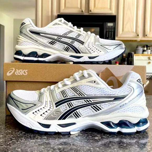 ASICS Gel-Kayano 14 – White/Silver/Gold