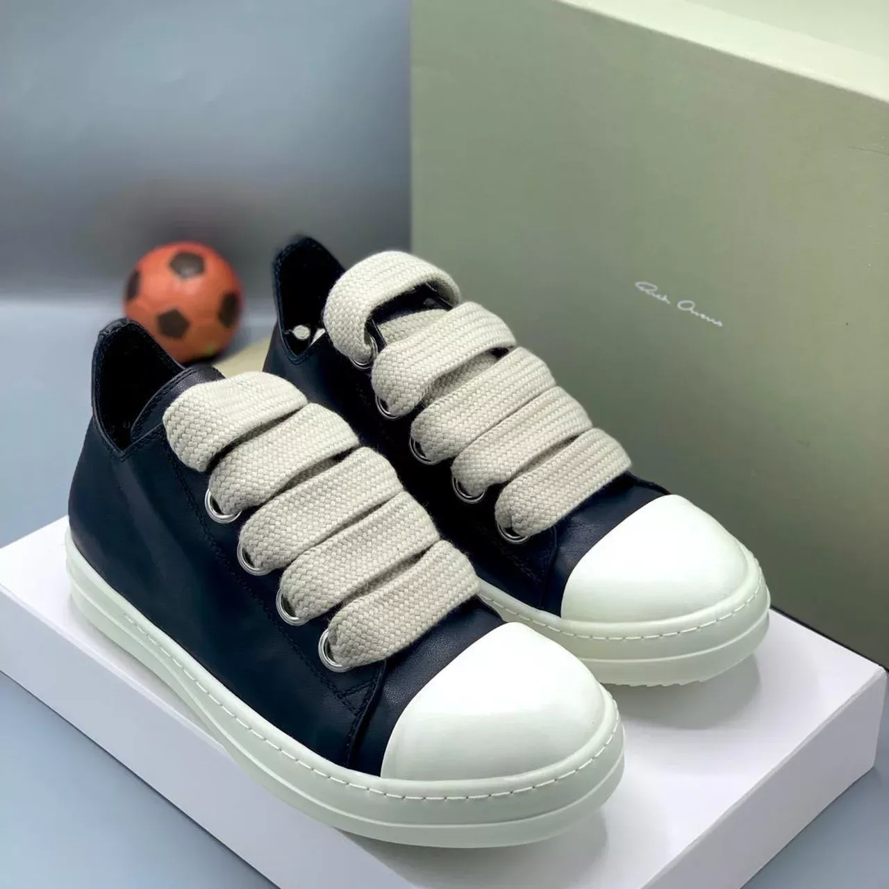 Rick Owens DRKSHDW Jumbo Lace Low Sneakers