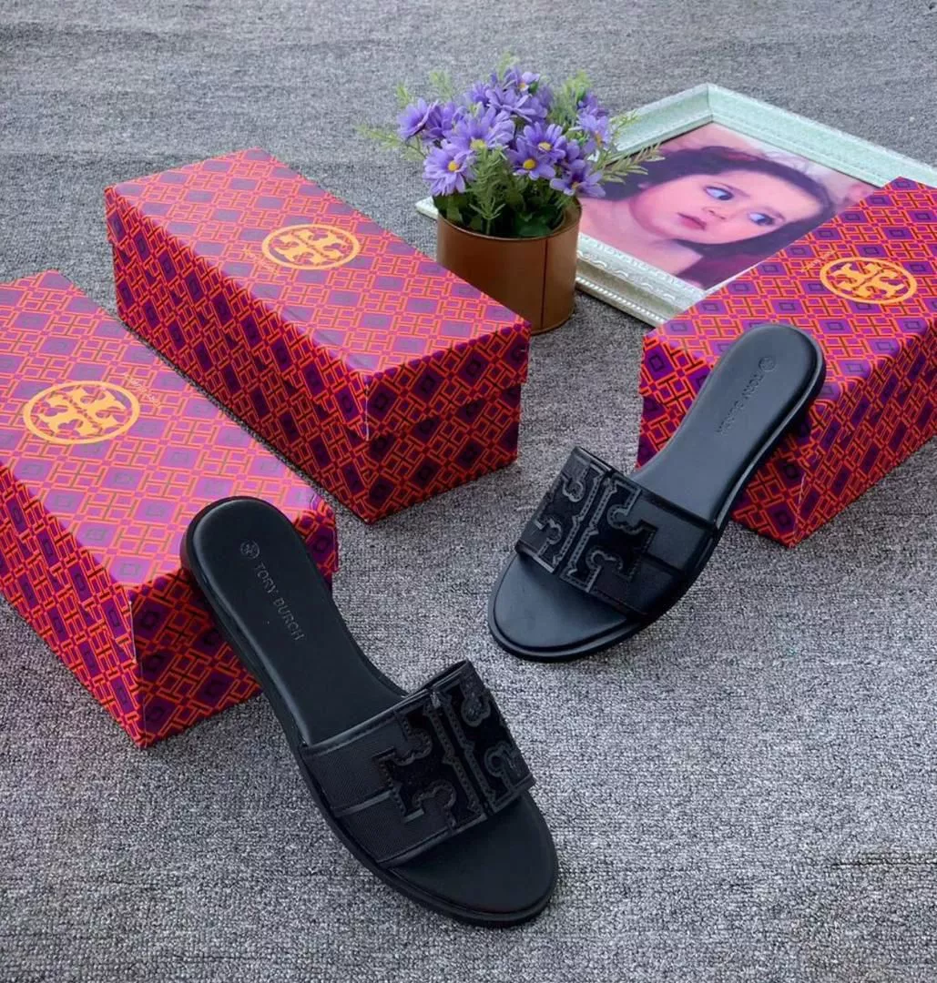 Tory Burch Double T Sport Slide
